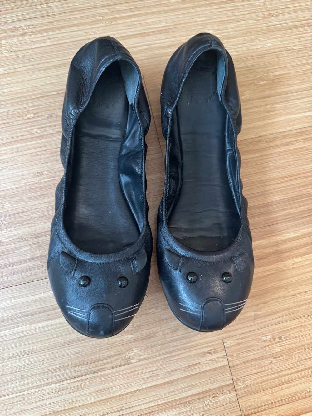 Marc Jacob’s Leather Mouse 🐭 
Toe Ballet Flats - Women's size 41 US 10